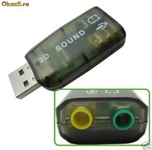 Placa sunet externa USB 2.0 -  Virtual 3D Sound foto