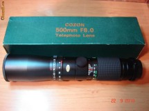 MC Cozon Telephoto 500mm f/8  (adaptor T2 pentru Fujica) foto