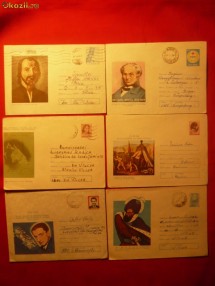 Set 11 Intreguri Postale -PERSONALITATI ROMANESTI, 1967-1984 foto