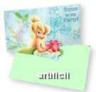 Invitatii de petrecere Disney pentru copii - FAIRIES TINKERBELL foto