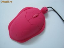 Mouse Optic Broasca Testoasa Roz, NOU !!! foto