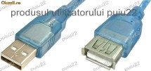 Cablu prelungitor USB A, tata-USB A, mama-3 m-8212 foto