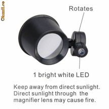 lupa de ochi cu led, pentru ceasornicari si bijutieri foto