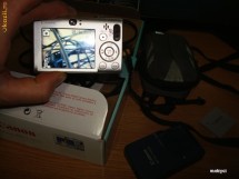 APARAT FOTO CANON IXUS 80 IS PACHET COMPLET ,PRET FINAL!!! foto