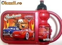 Bidon Sport si cutie sandwich CARS foto