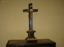 CRUCIFIX CU STATIV H= 44 CM !!! foto