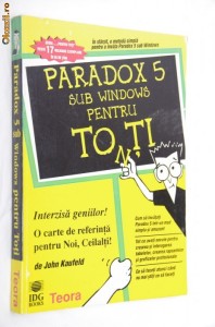 carte Paradox 5 sub Windows editura Teora foto