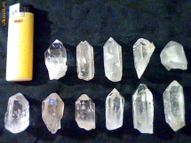 materiale hobby Orgonite Orgone: cristal quartz stanca cristale (set 11 buc.) foto