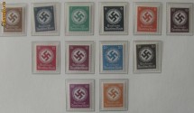 Serie neuzata - Germania - 1934/1938 / Zvastica - Cu filigran - MNH foto