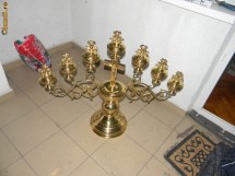 SFESNIC DIN METAL AURIT, MARI DIMNESIUNI CU CRUCIFIX foto