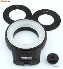 Lampa foto circulara pentru fotografie macro 60 LED-uri WJ-60 foto