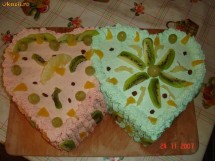 TORT DE CASA  - IN FORMA DE INIMA foto
