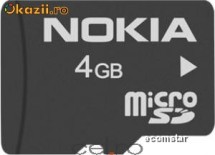 MEMORIE MICRO SD 4 Gb ( MICRO SD MU-41 ) ORIGINAL NOKIA foto