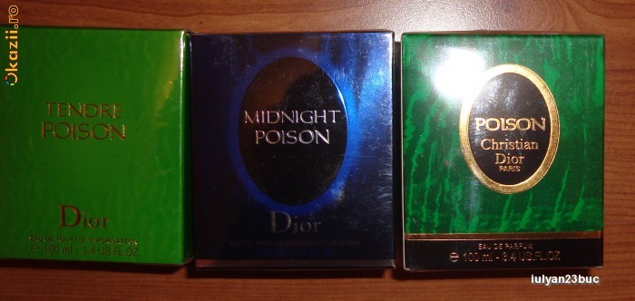 PARFUM DIOR POISON 3 MODELE foto mare