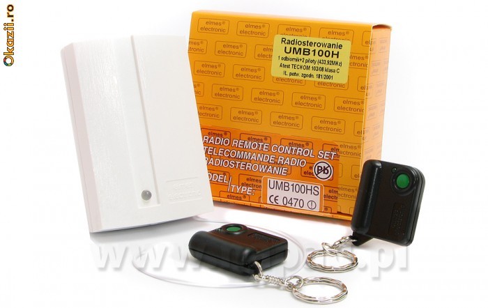 RADIO REMOTE CONTROL ELMES UMB100H SET CU 2 TELECOMENZI foto mare