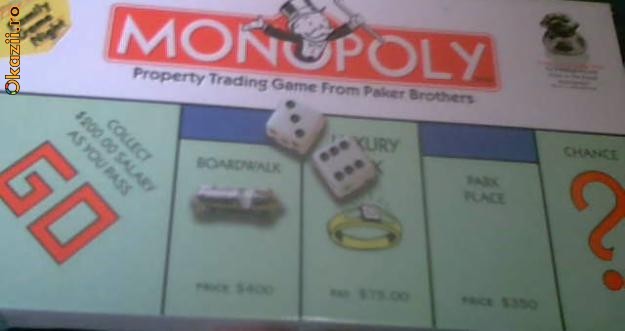 Monopoly clasic(limba engleza/romana) - cel mai vandut! foto mare