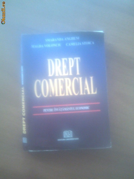 Drept comercial pentru invatamantul economic foto mare