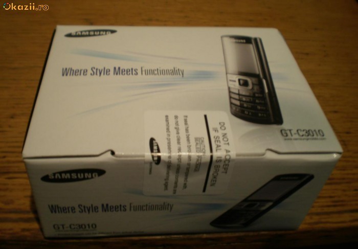 Telefon Samsung C3010, NOU, PACHET SIGILAT, GARANTIE foto mare