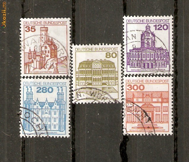 Timbre Germania 1982 - Serie st. foto mare