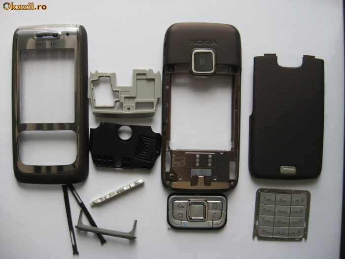 Carcase Carcasa Nokia Orig e65,Black,Withe,Pink,Complete foto mare