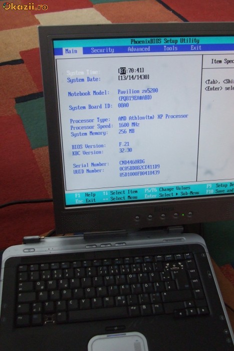 HP Pavilion ZV5000- piese foto mare