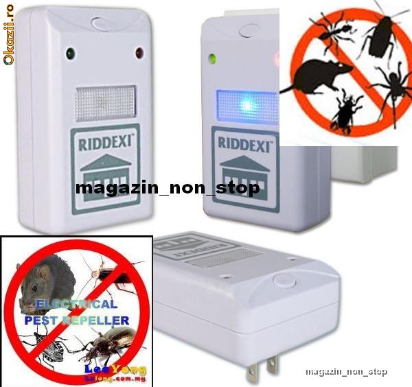 Pest Repeller, contra soareci, gandaci, furnici, RIDDEX Plus foto mare