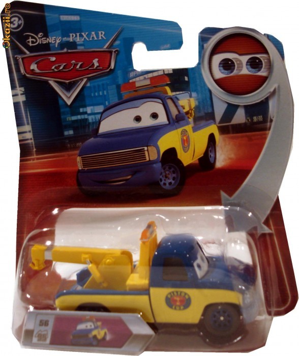 Masinuta Disney Cars - Race Tow Truck foto mare
