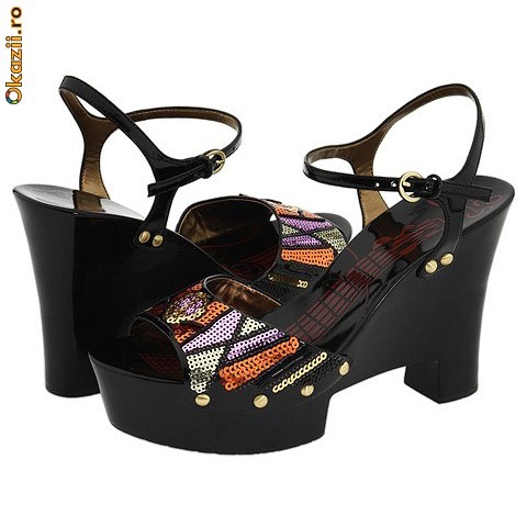 *** PROMOTIE Sandale cu Platforma CARLOS SANTANA, Dama / Femei, PIELE, 100% AUTENTIC, Harem, Reducere de la 259 RON *** foto mare