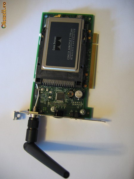 Placa retea wirless CISCO PCI 350 foto mare