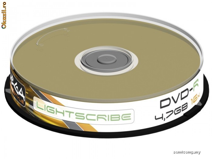 DVD OMEGA LIGHTSCRIBE 16X CAKE BOX 10 foto mare