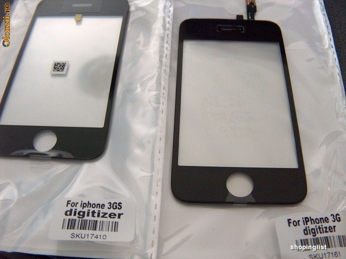Vand Digitizer / Touchscreen iPhone 3g / 3gs foto mare