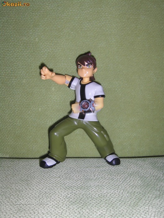 BEN 10 - Figurina articulata originala BEN TEN mare, cu sunete foto mare