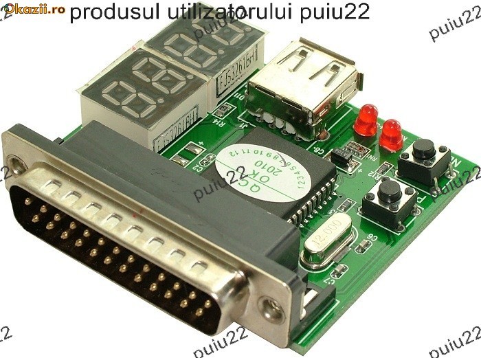 Placa defectiuni PC,debug card,placa diagnoza PC-0676 foto mare