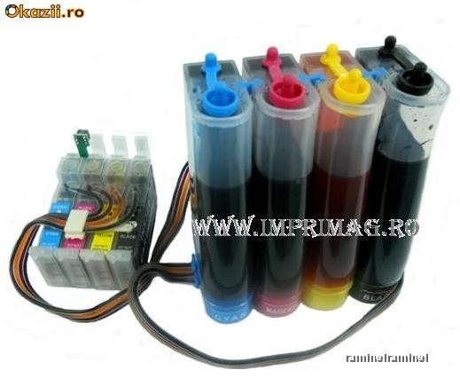 Ciss Epson seriile S SX D DX sistem de incarcare continua t0711  foto mare