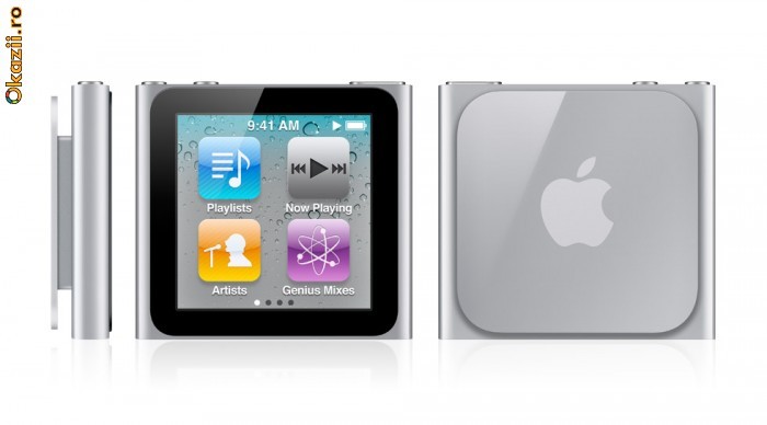 iPod Nano (6th Generation) 16GB / Silver / Sigilat / SUPERPRET! foto mare