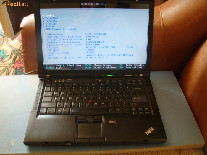 LAPTOP IBM LENOVO ThinkPad Z61t BUSINESS SERIES foto mare