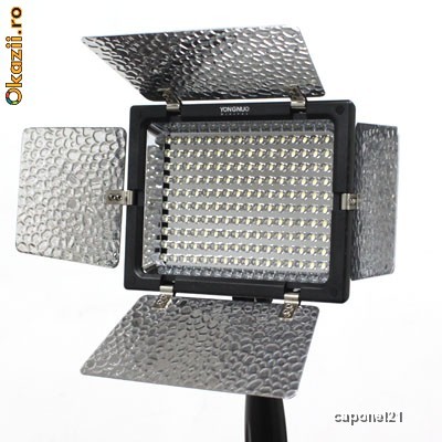Lampa foto-video YN-160 cu 160 LED-uri si voleti foto mare