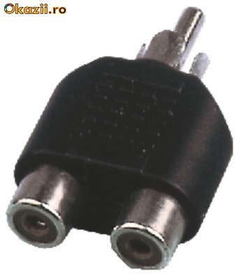 Adapter RCA-RCA Monacor NTA-104 foto mare