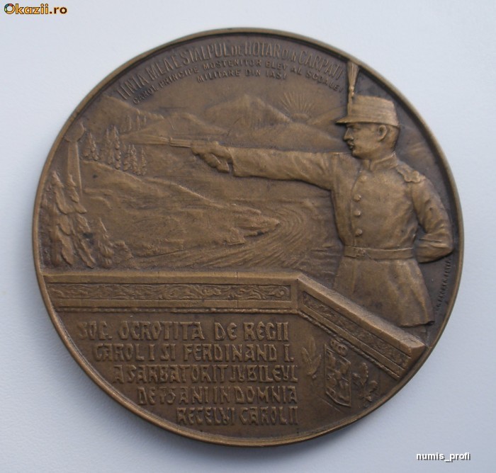Carol II - Societatea Romana de Arme Gimnastica si Inot - Tirul 1862 - 1937 foto mare