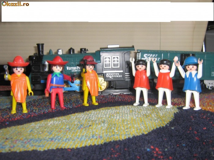 playmobil soldati mexicani jefuitori de tren foto mare