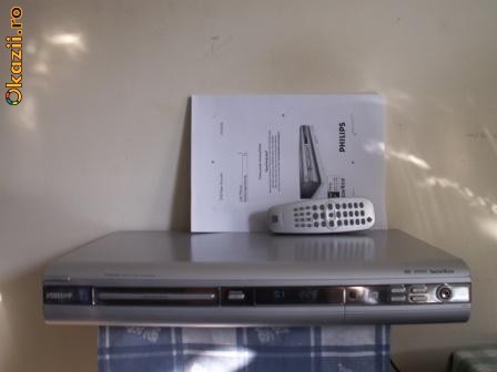 Vand  DVD recorder Philips DVDR 3305 - cu telecomanda foto mare