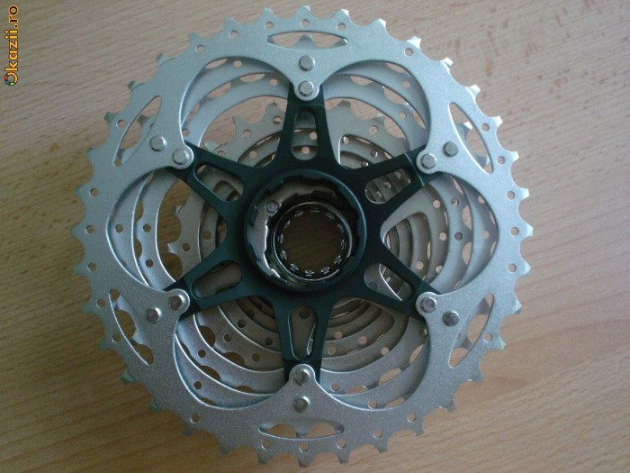 Caseta pinioane grup pinioane MTB 10 viteze Shimano SLX Dyna-Sys CS-HG81-10 - noua foto mare