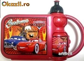 Bidon Sport si cutie sandwich CARS foto mare