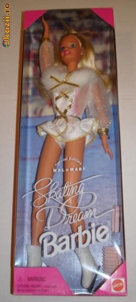Skating Dream Barbie 1996 - editie speciala Walmart, noua, adorabila foto mare
