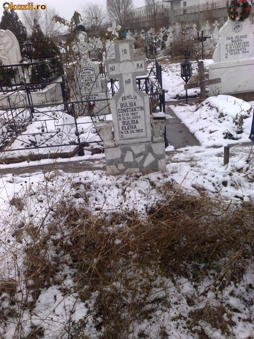 De vanzare loc de veci in Giurgiu in cimitirul Sf Gheorghe Nou (sos. Balanoaiei) foto mare
