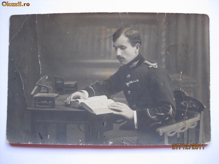 FOTOGRAFIE OFITER DIN ANII 1900 foto mare