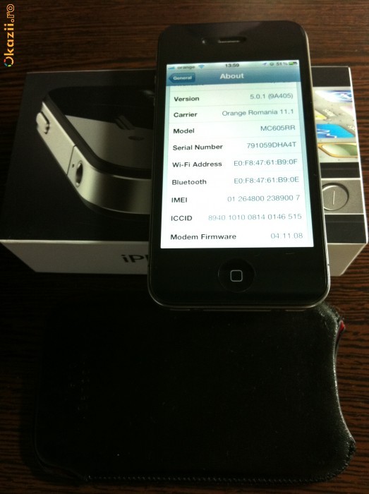 iPhone 4 foto mare
