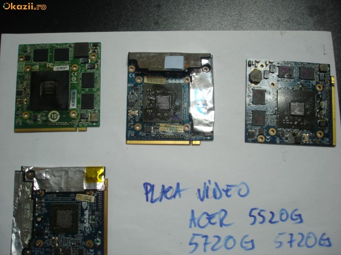 PLACA VIDEO ACER LAPTOP 5520G 5720G 7720G 7520G foto mare