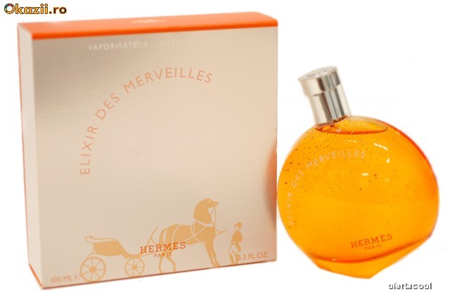 VAND PARFUM HERMES ELIXIR DES MERVEILLES APA DE PARFUM 100 ML TESTER ORIGINAL 100% foto mare