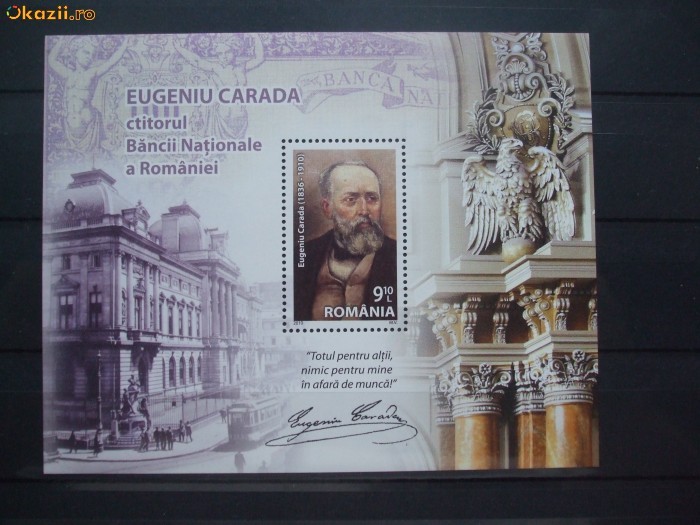 2010  Romania   Eugeniu Carada - colita. foto mare